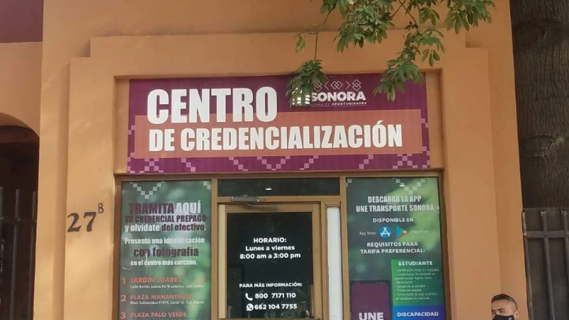 Inauguran centro de credencialización de transporte urbano en Hermosillo 